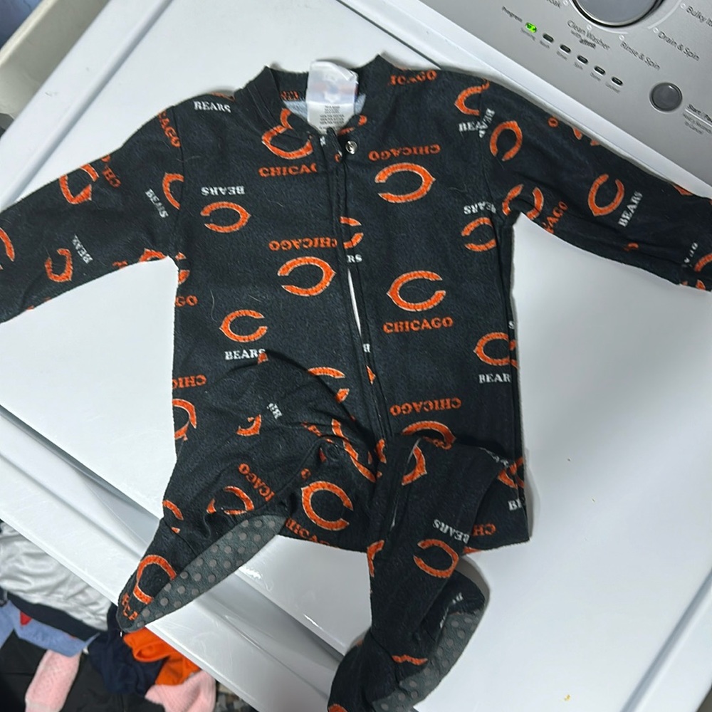 Chicago Bears footie sleeper